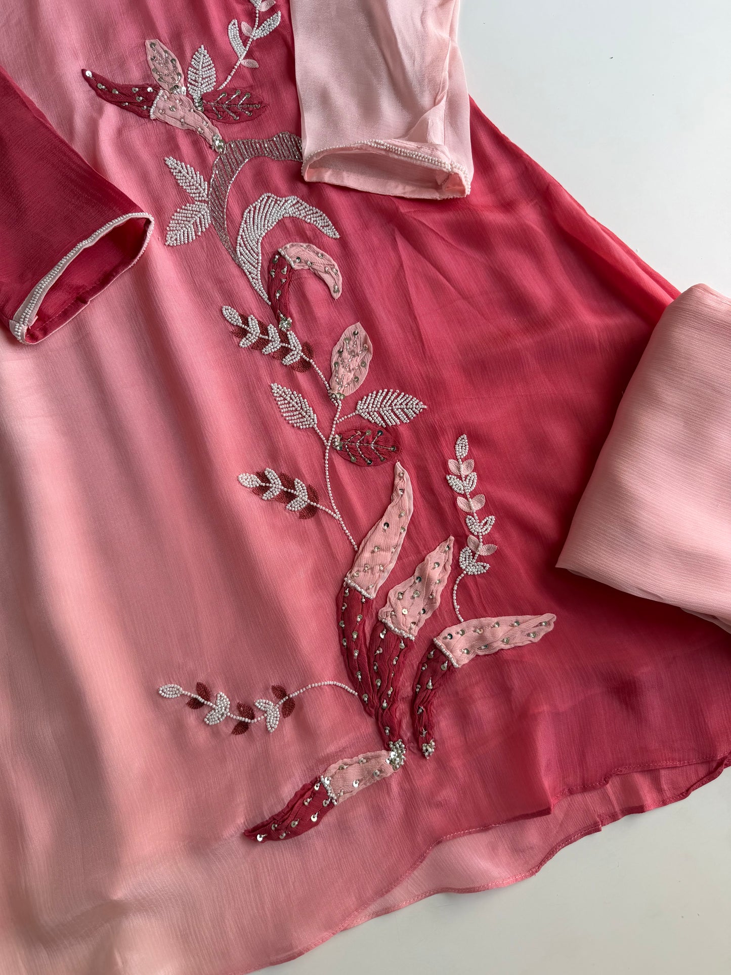 K073 - Pure Chinnon handwork coord set