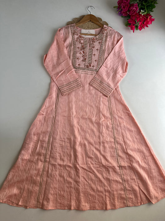 D683-Cotton Aline Kurti