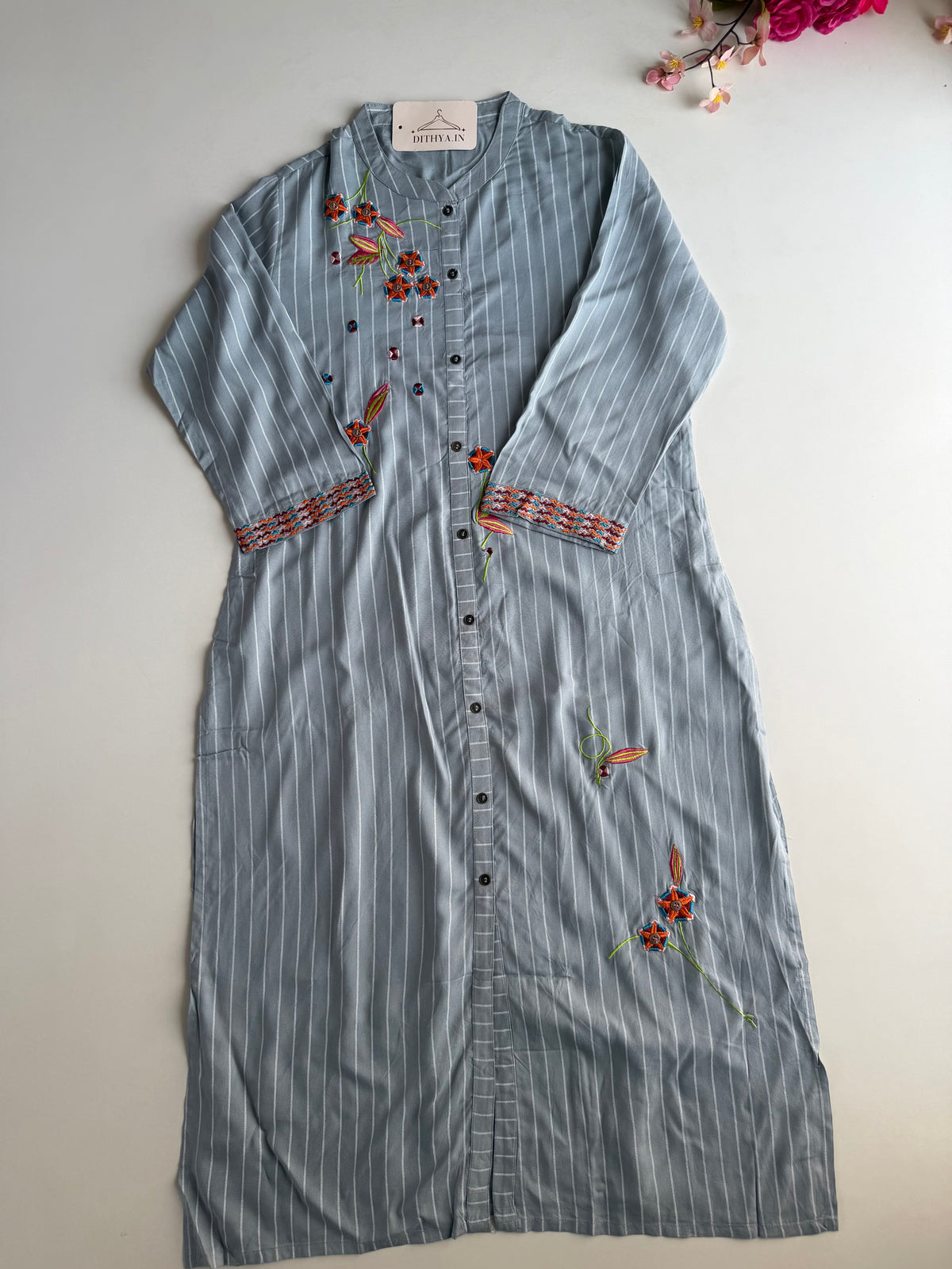 D787-Cotton straight Kurti