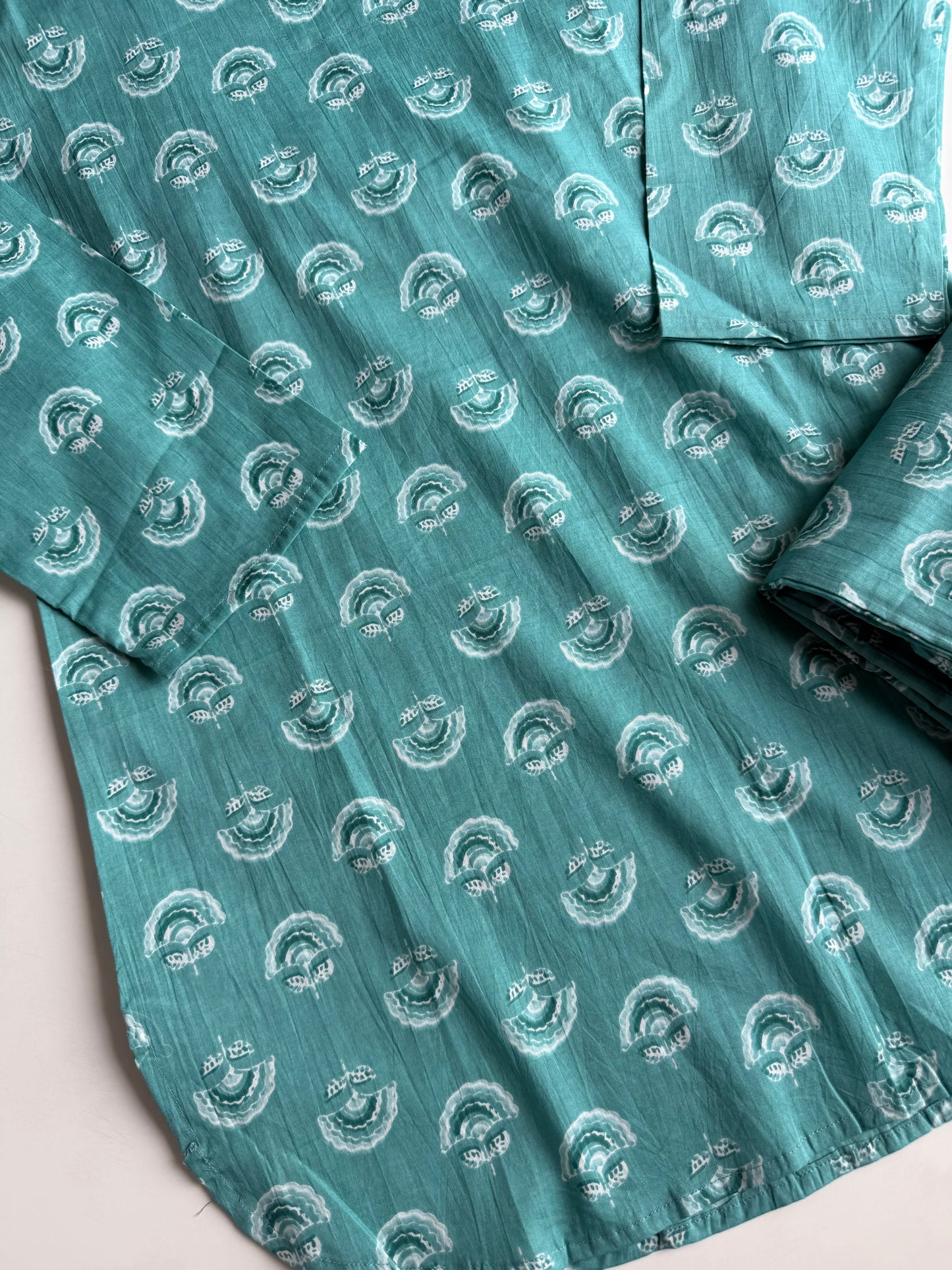 K672 - Mul cotton printed coord set