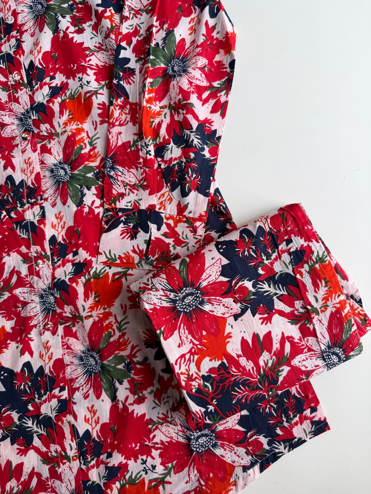 K647 - Mul cotton printed coord set