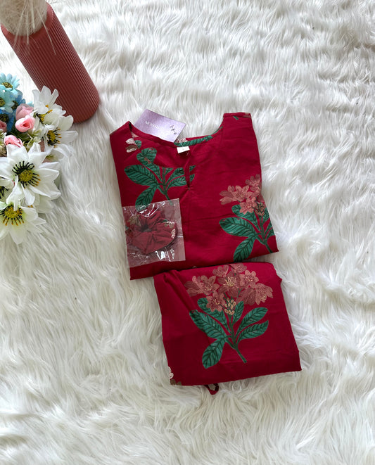 K044 - Cotton floral Coord sets in 3 styles