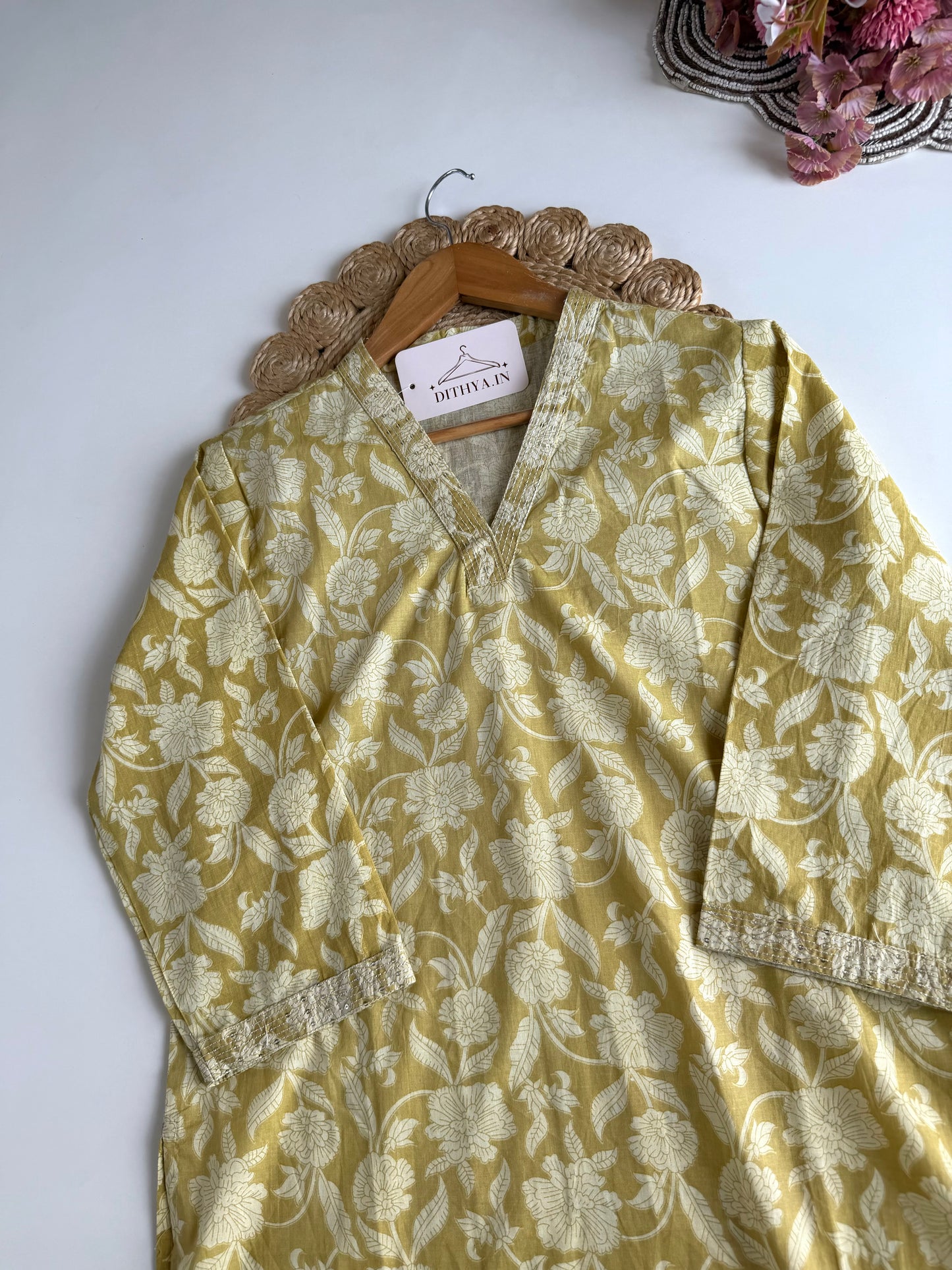 K695 - Mul cotton straight Kurti
