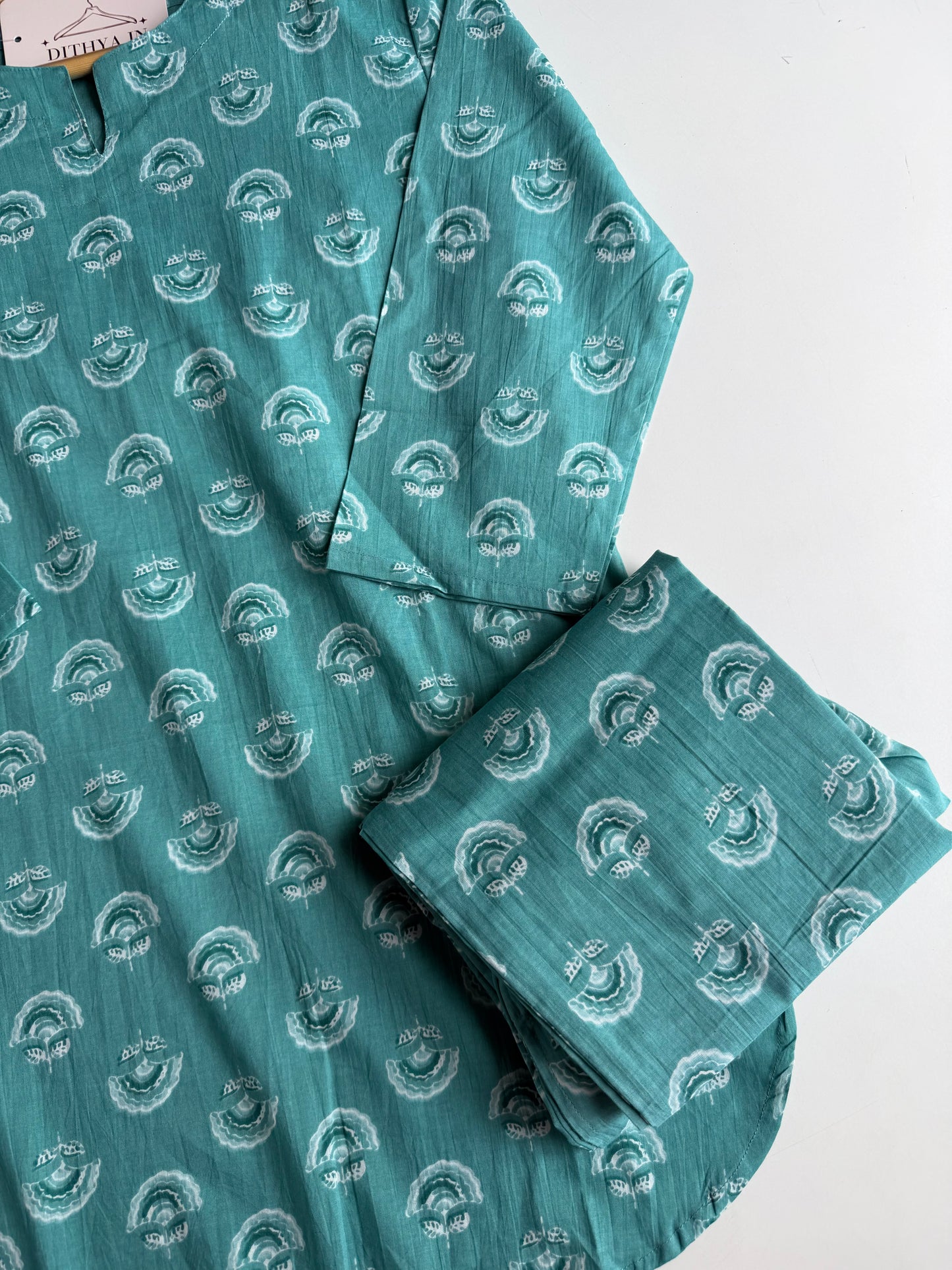 K672 - Mul cotton printed coord set
