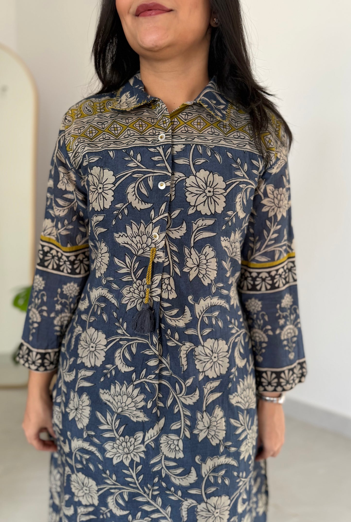 K553 - Muslin cotton printed coord set in 2 styles