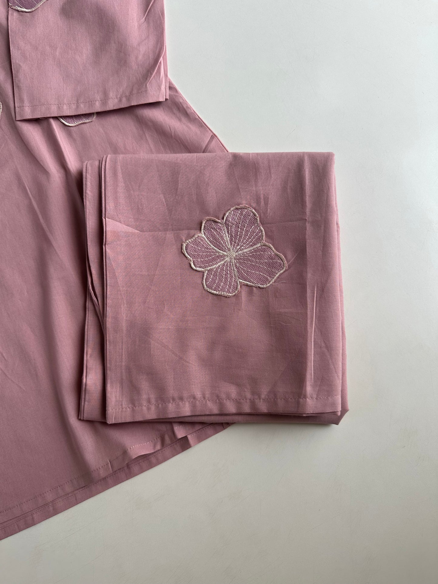 K629 - Mul cotton embroidered coord set