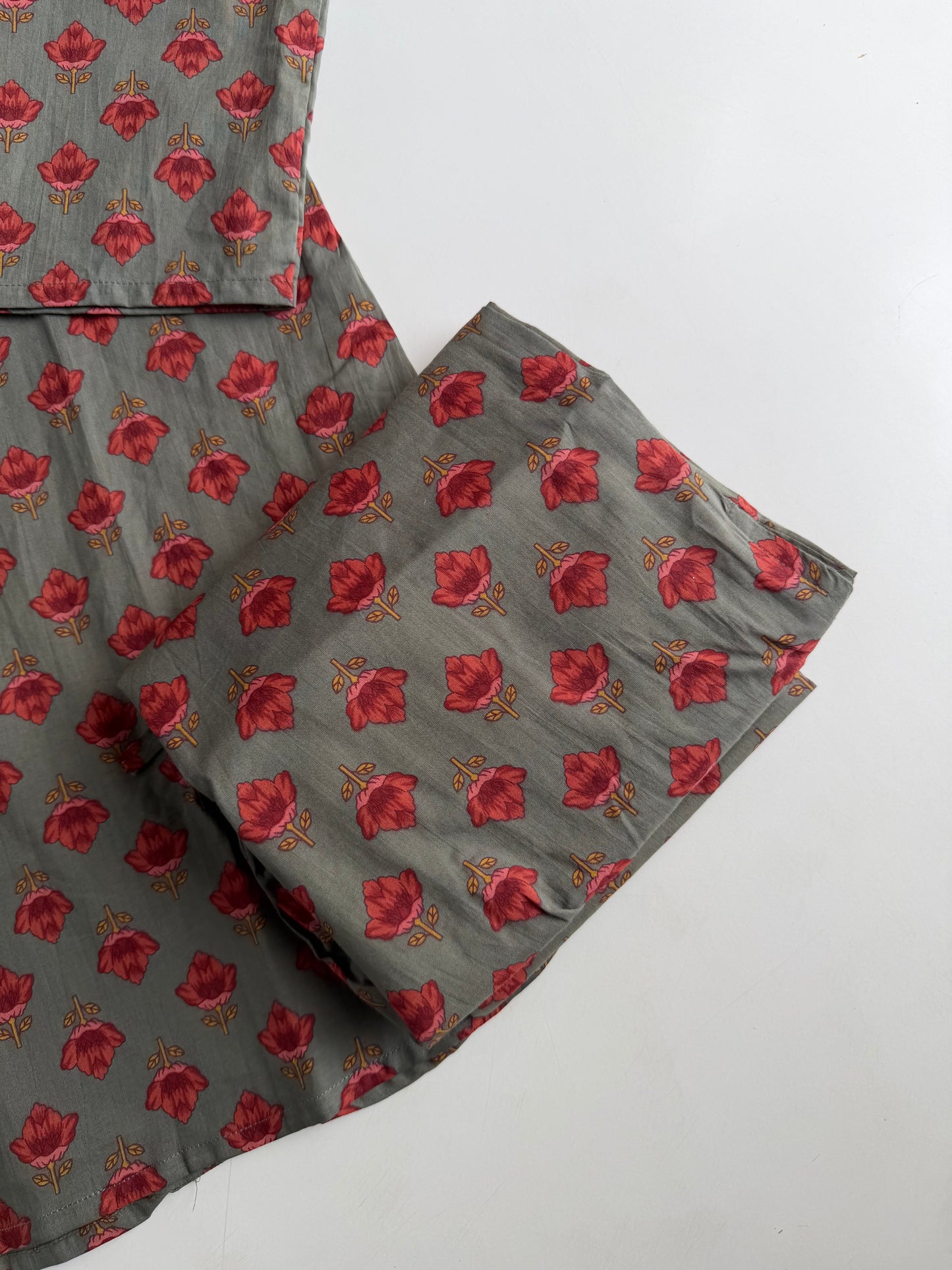 K617 - Mul cotton printed coord set