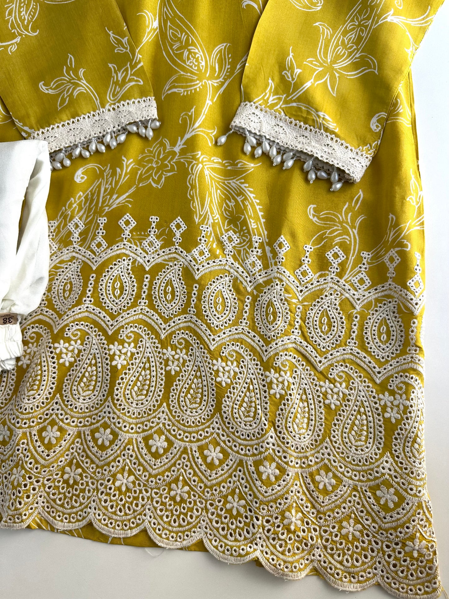K339 - Muslin embroidered coord set