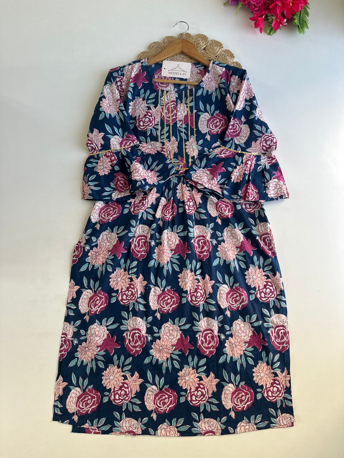 D621-Cotton Aline Kurti