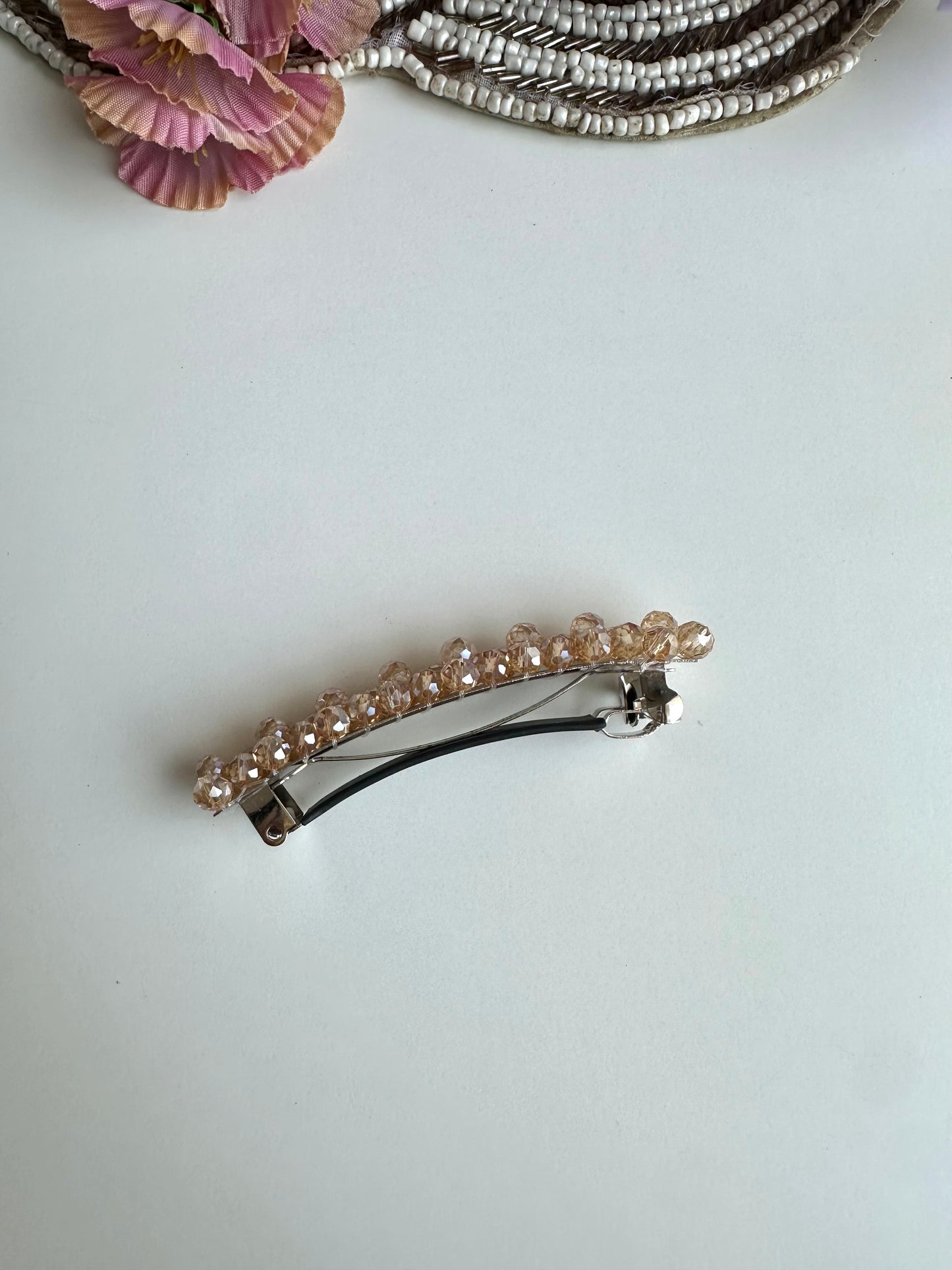 A022 - Cluster pearl Hair buckle ( per piece )