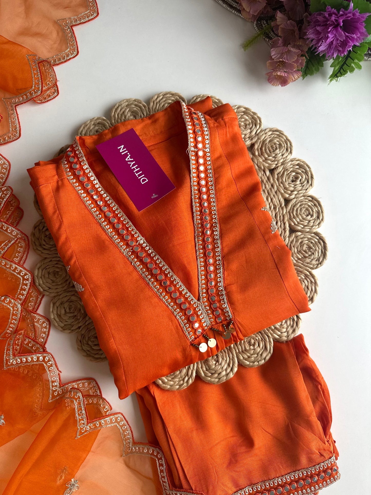 K299 - Russian silk zari Anarkali with pants and dupatta in 2 colours