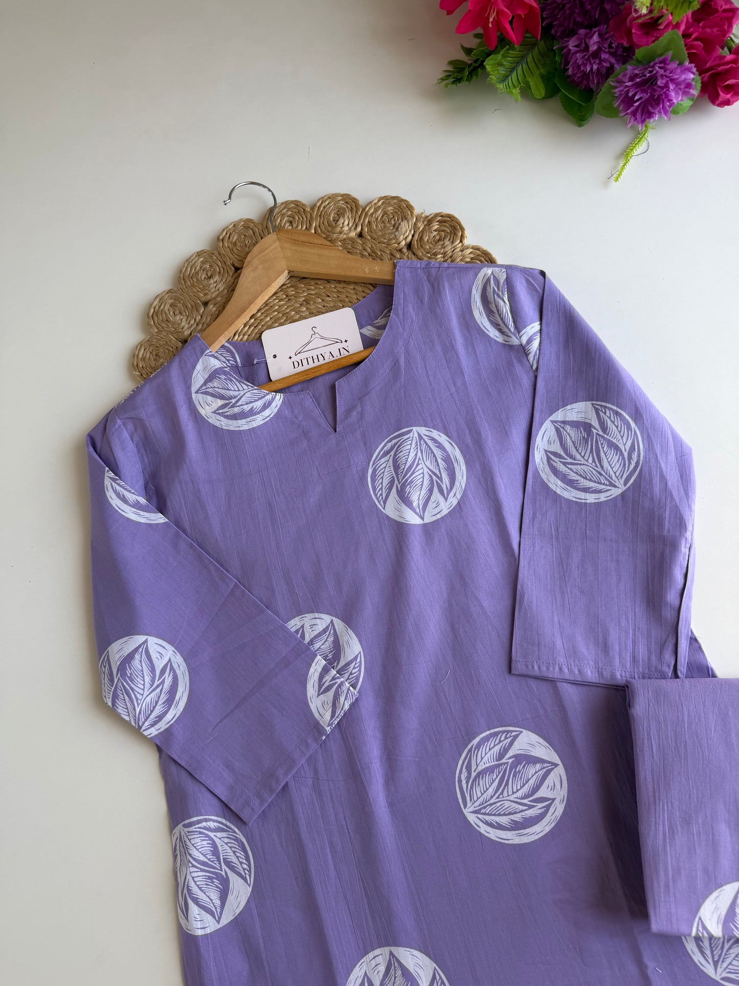 K081 - Printed cotton coord set