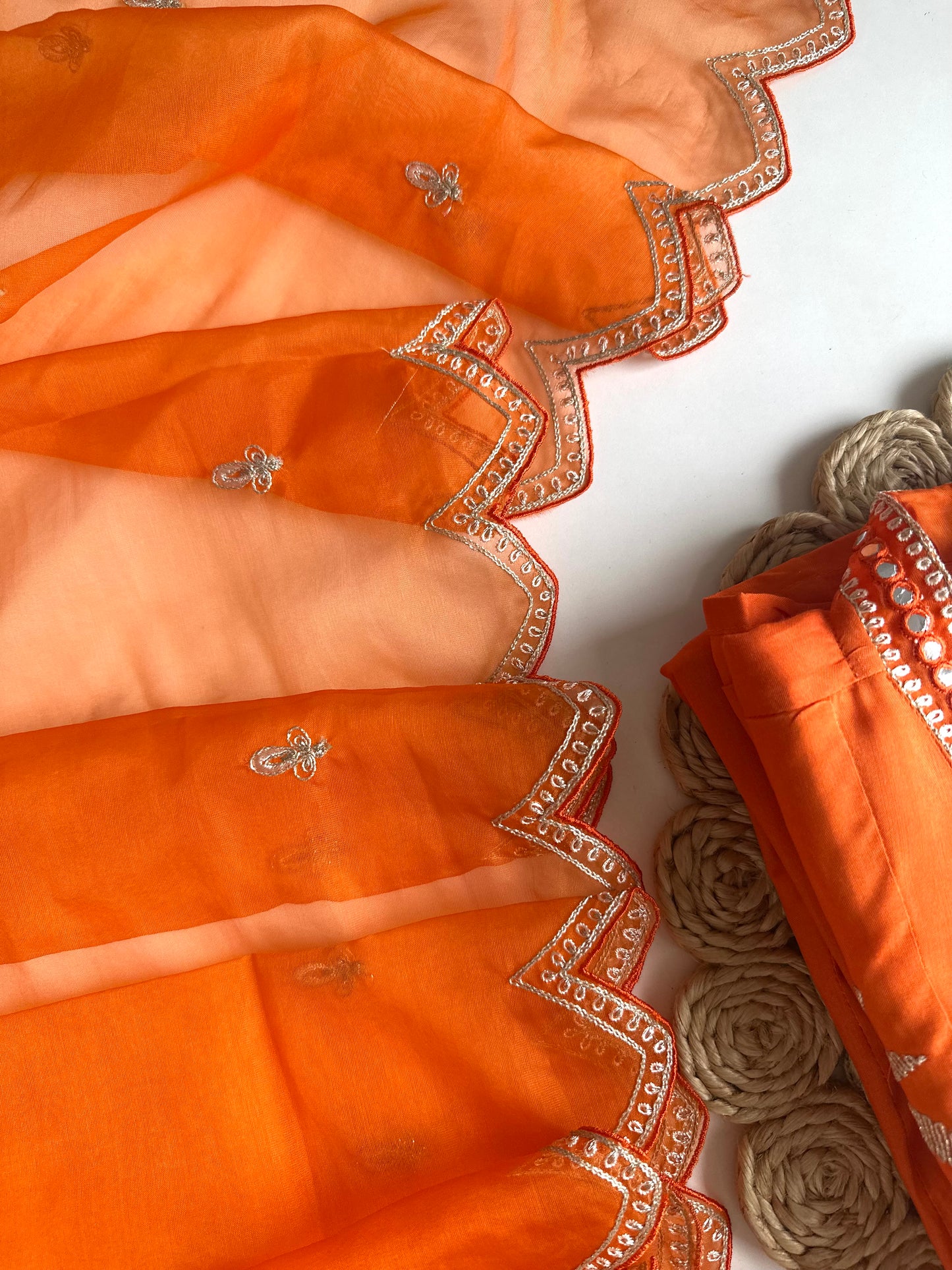 K299 - Russian silk zari Anarkali with pants and dupatta in 2 colours