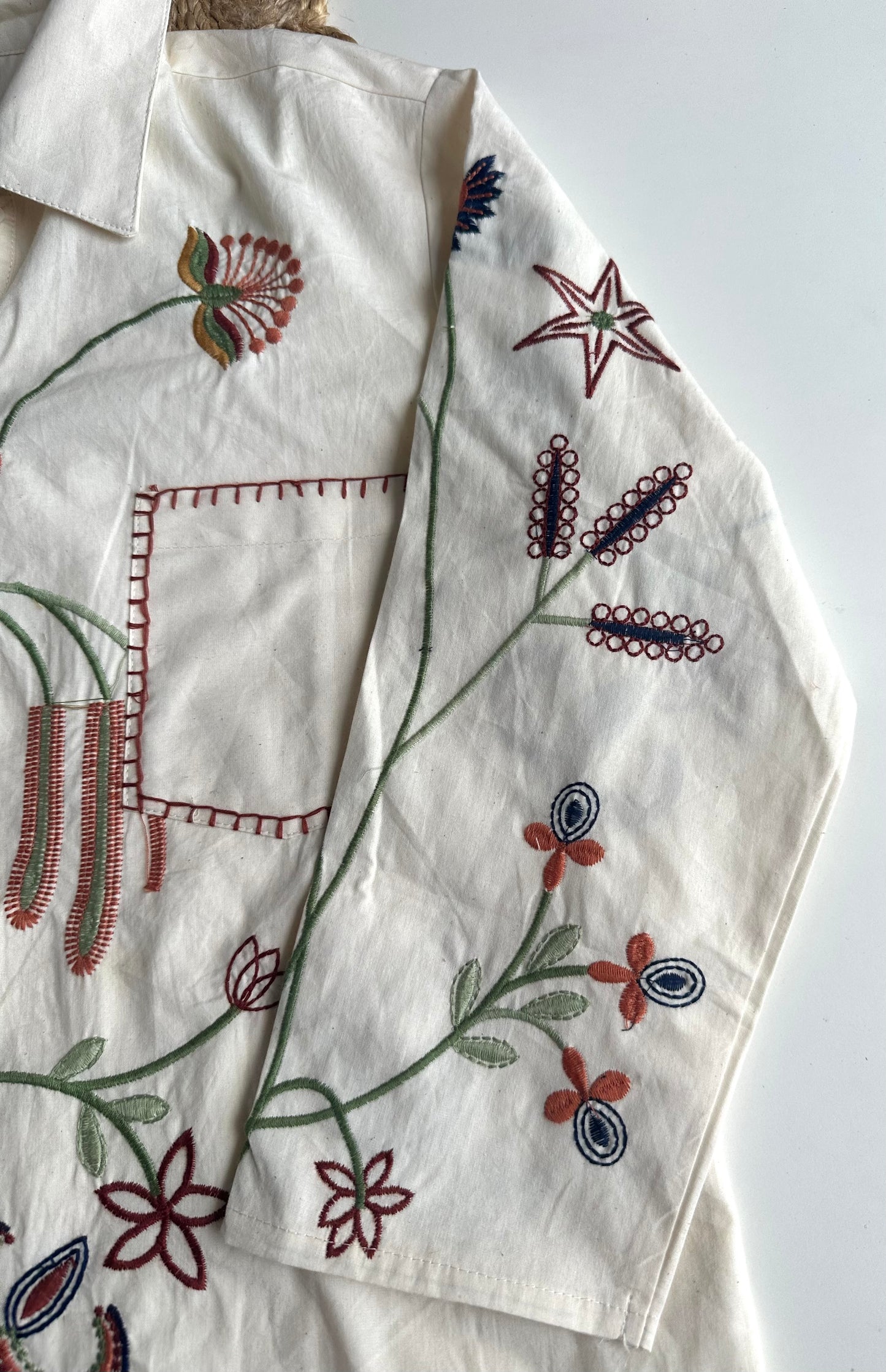 K108 - Cotton embroidered coord set