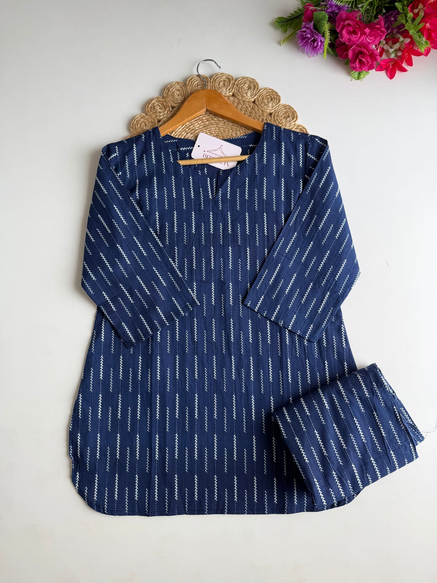 K707 - Mul cotton printed coord set