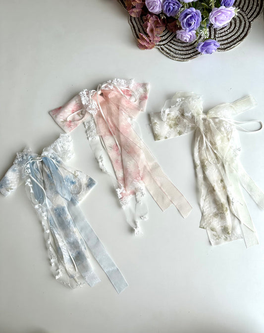 A026 - Floral hair slide ( per piece )
