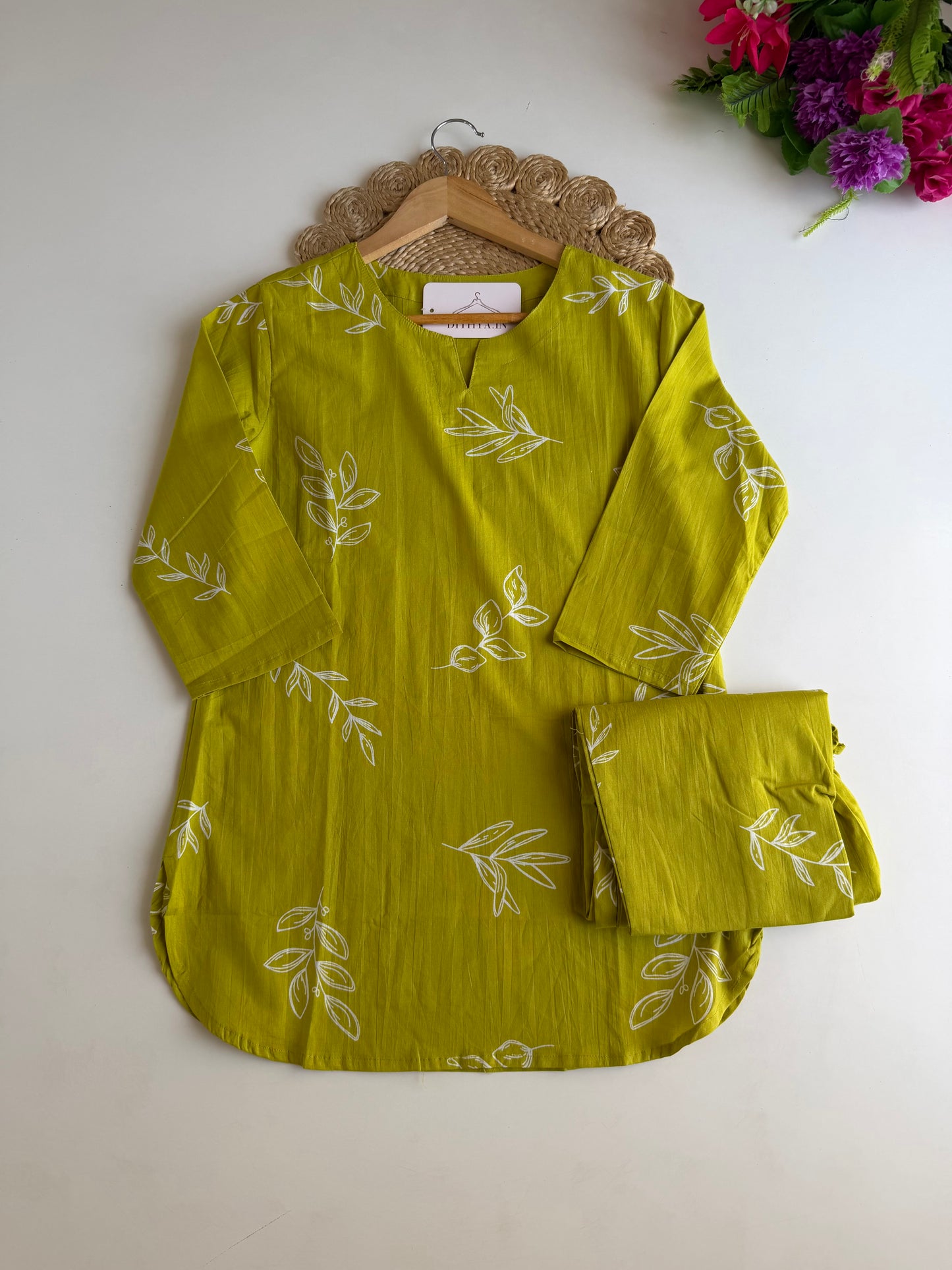 K071 - Printed cotton coord set