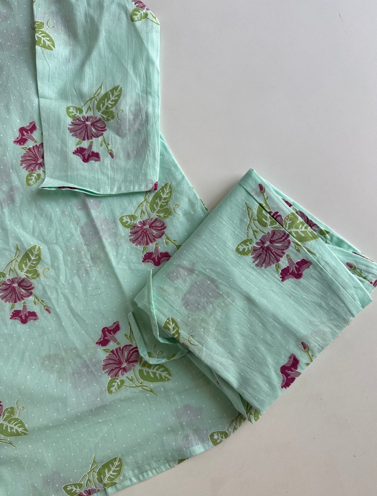 K631 - Mul cotton printed coord set