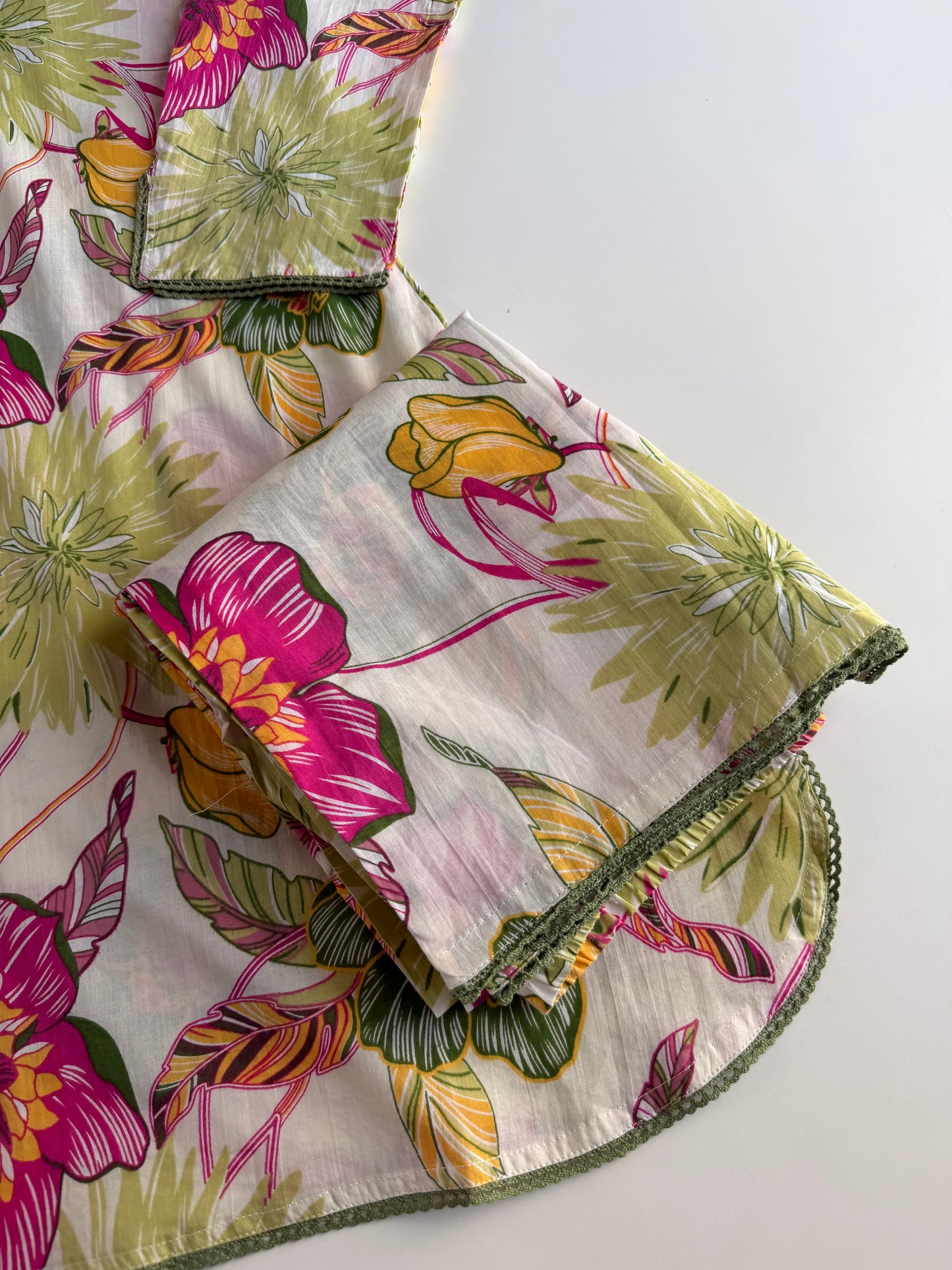 K545 - Mul cotton floral coord set