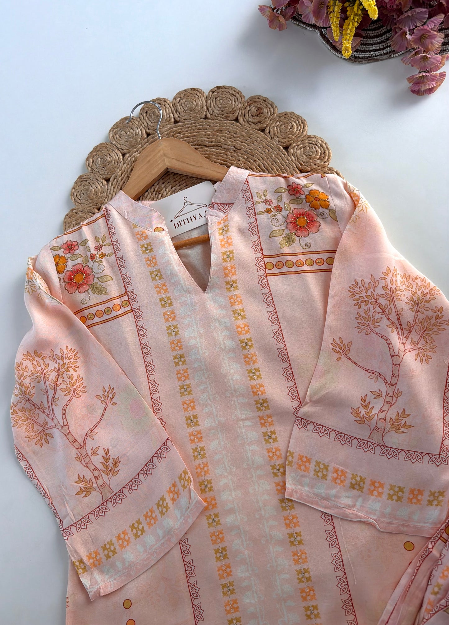 K507 - Muslin printed coord set