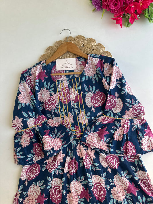D621-Cotton Aline Kurti