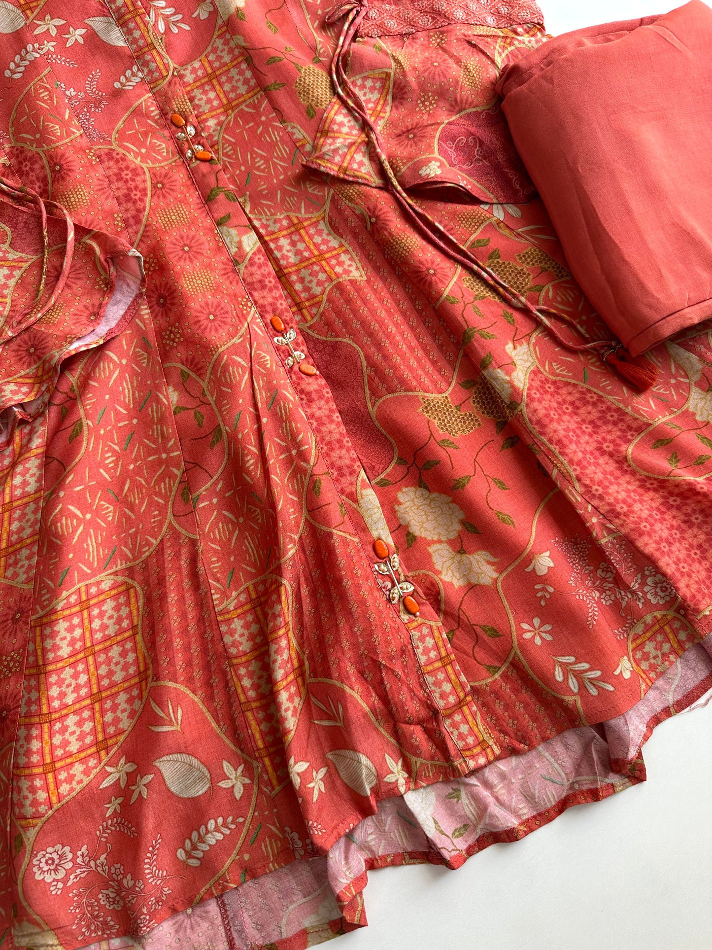 K091 - Pure muslin printed Coord set