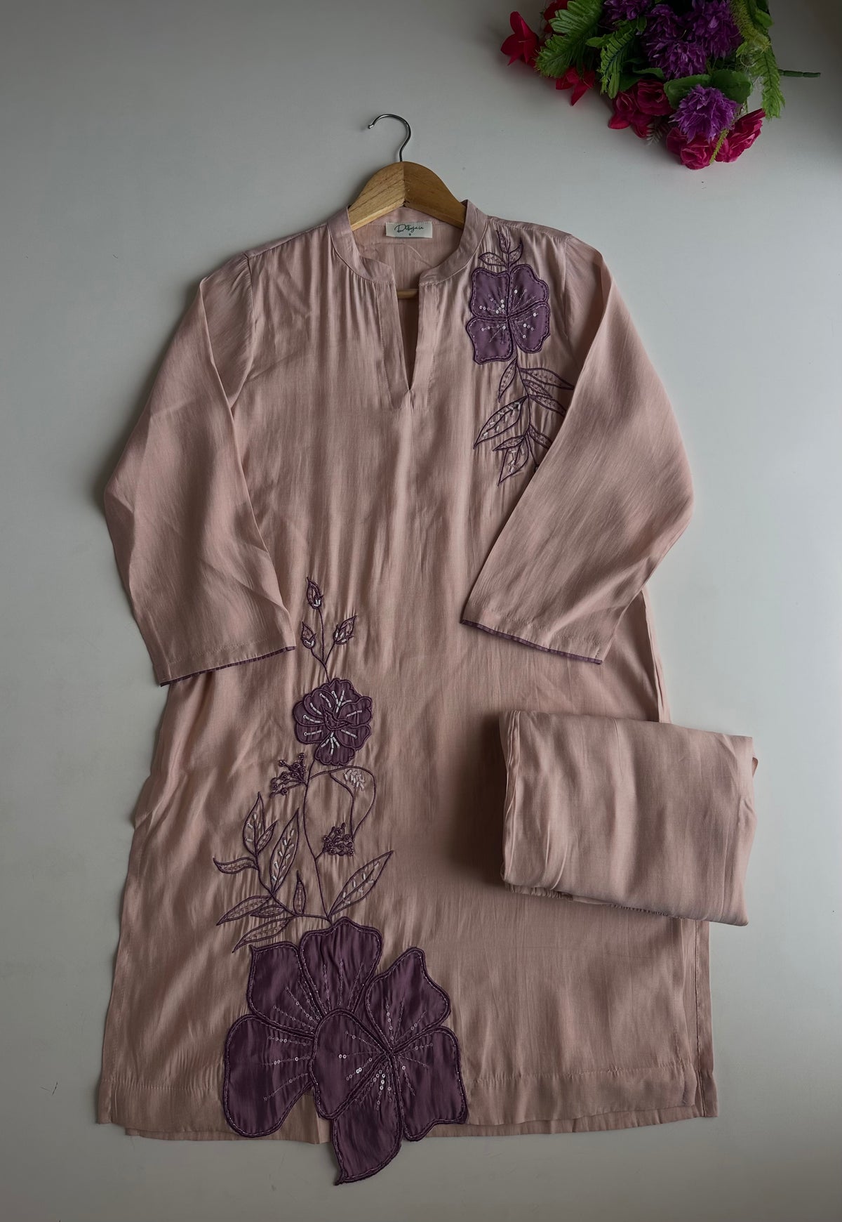 K360 - Muslin embroidered coord set