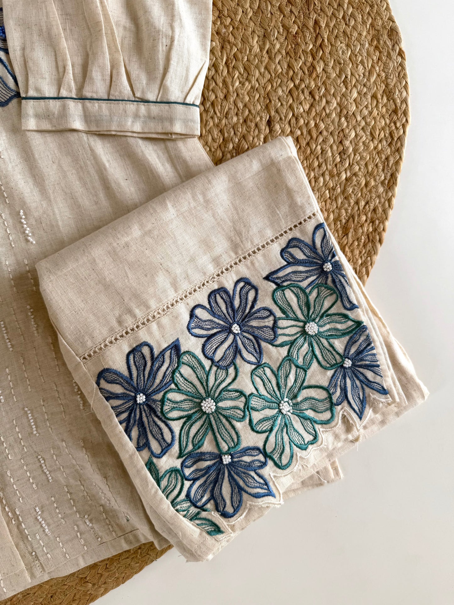 K508 - Mul cotton handwork coord set