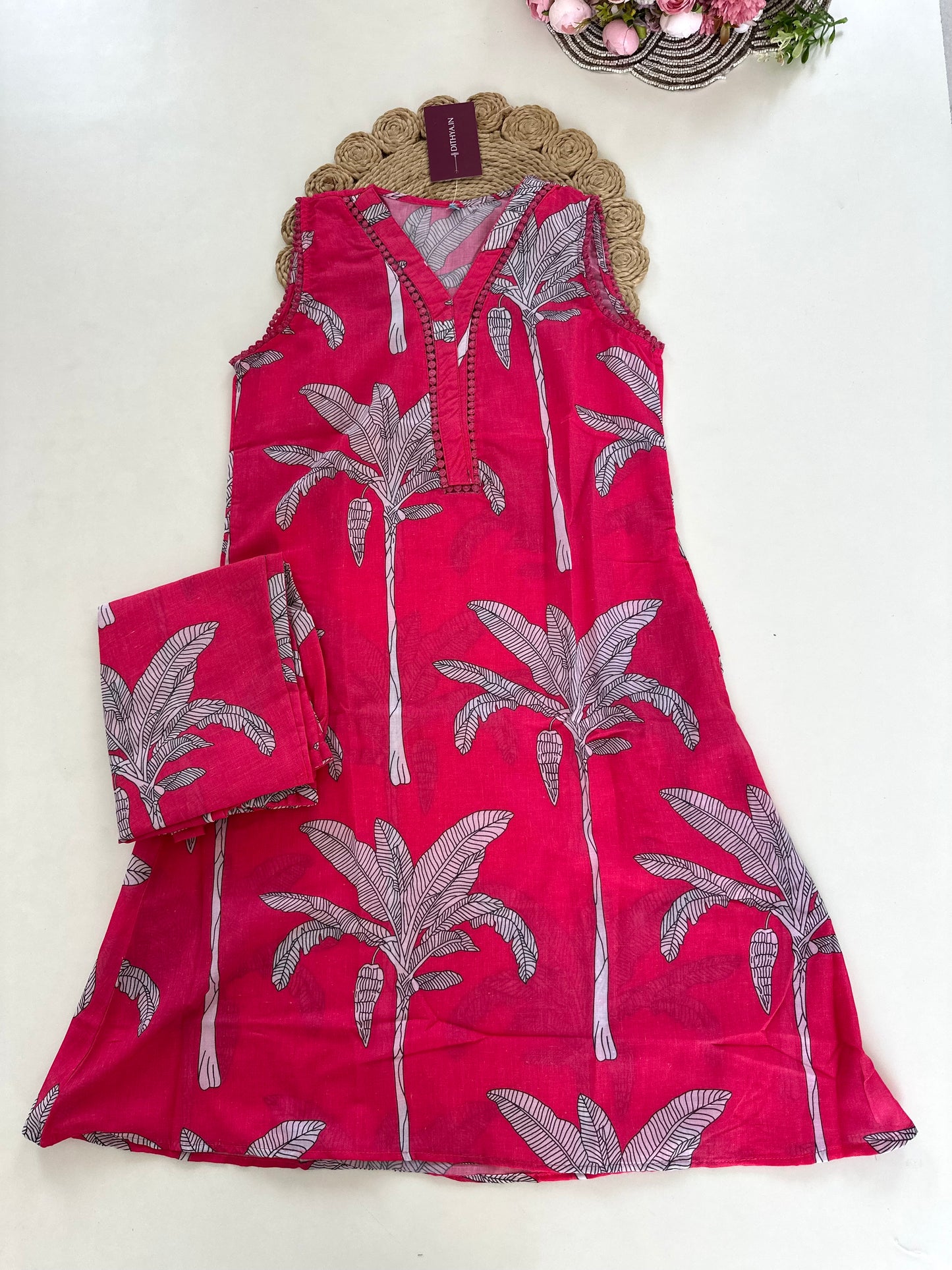K262 - Cotton printed coord set