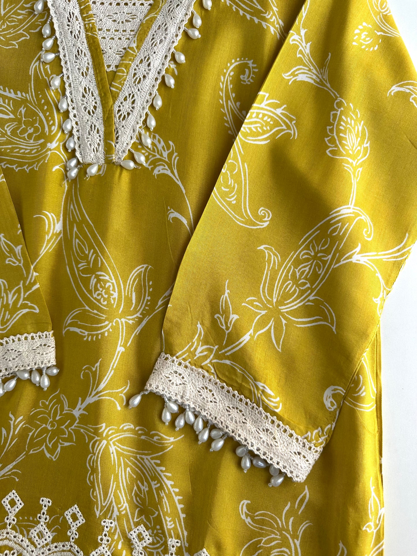 K339 - Muslin embroidered coord set