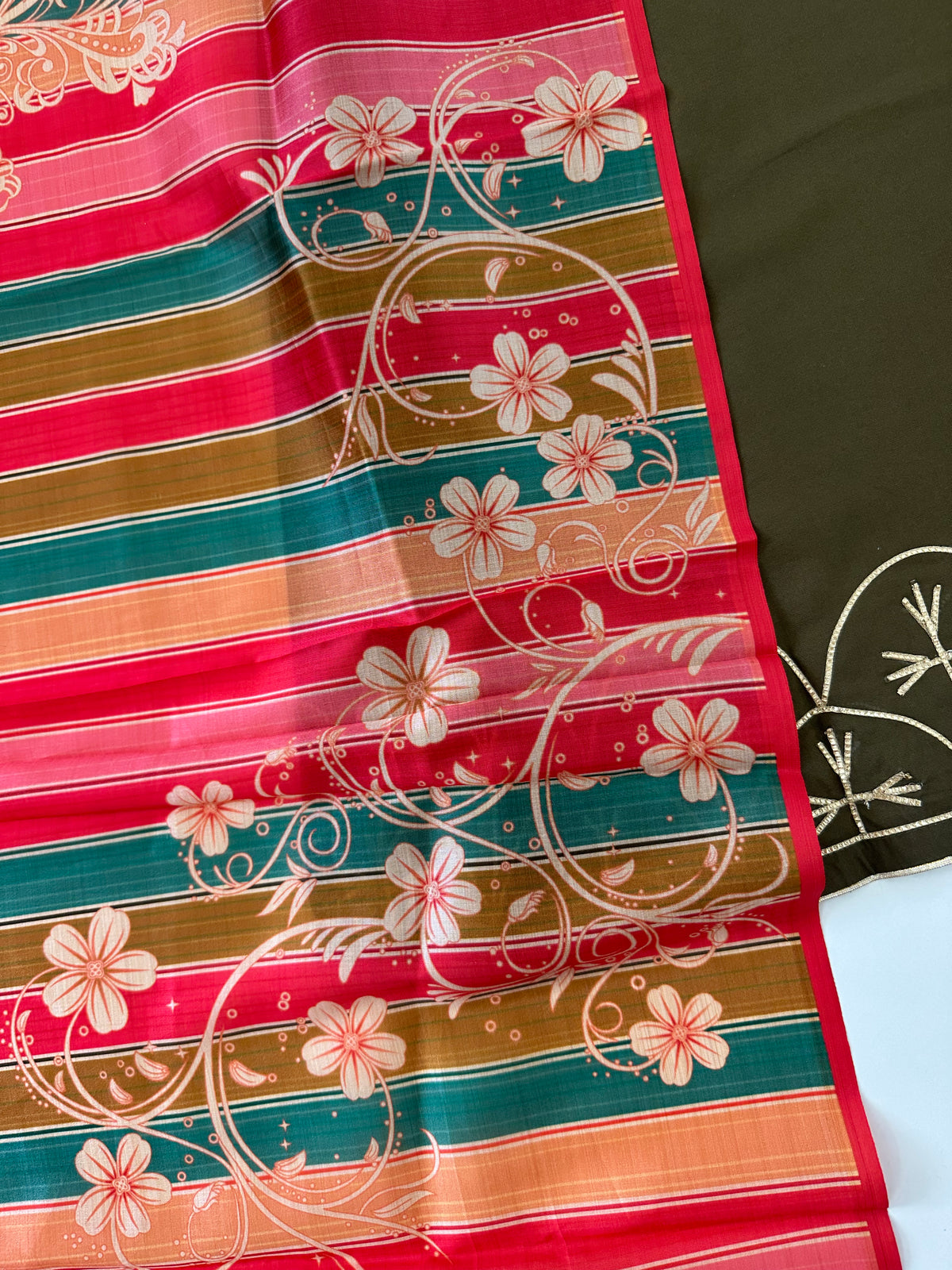 D563-Muslin straight Kurti with dupatta