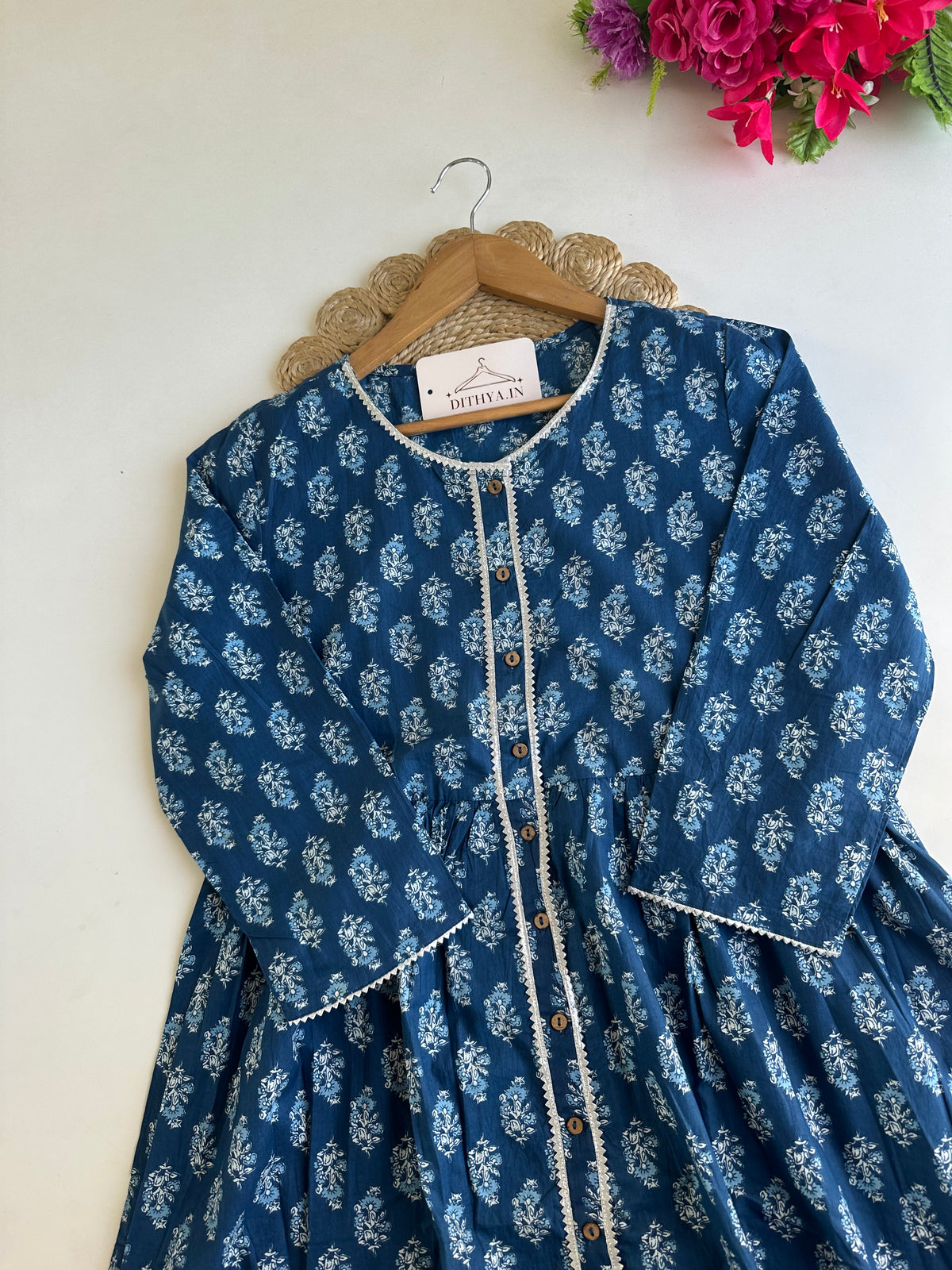 D745-Cotton Anarkali