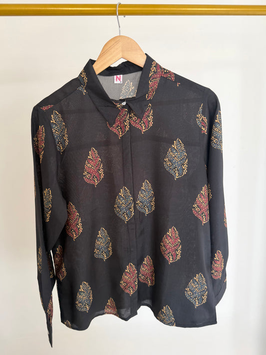 K682 - Muslin printed shirt