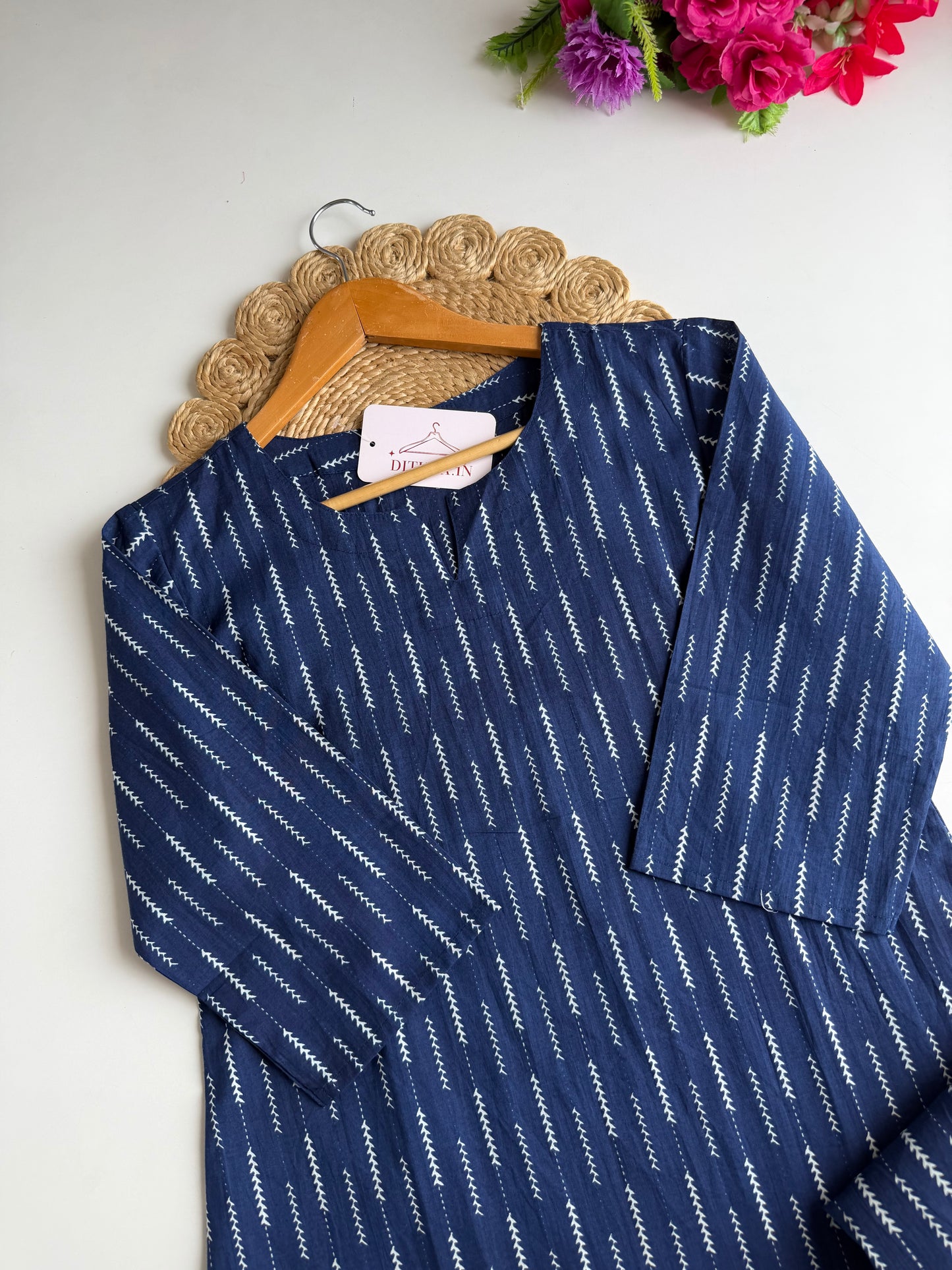 K707 - Mul cotton printed coord set