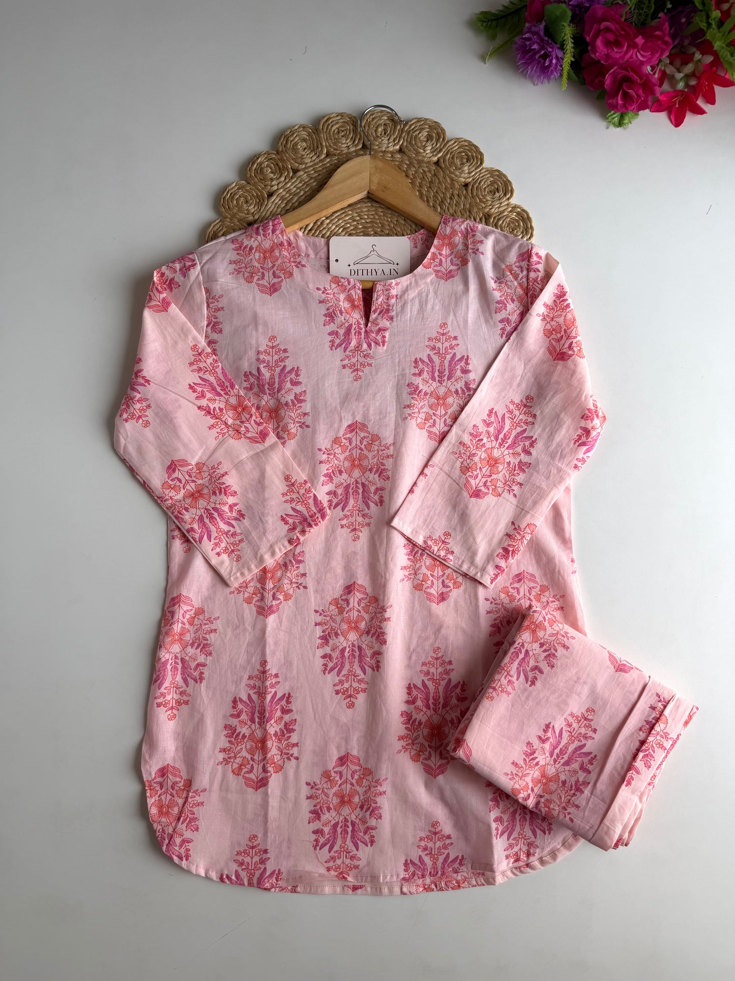 K705 - Mul cotton printed coord set