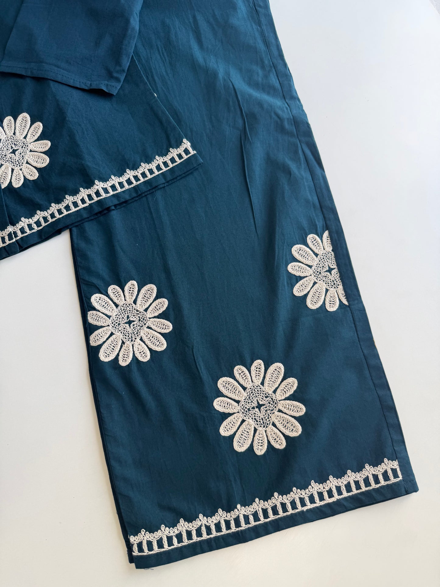 K576 - Mul cotton Embroidered coord set