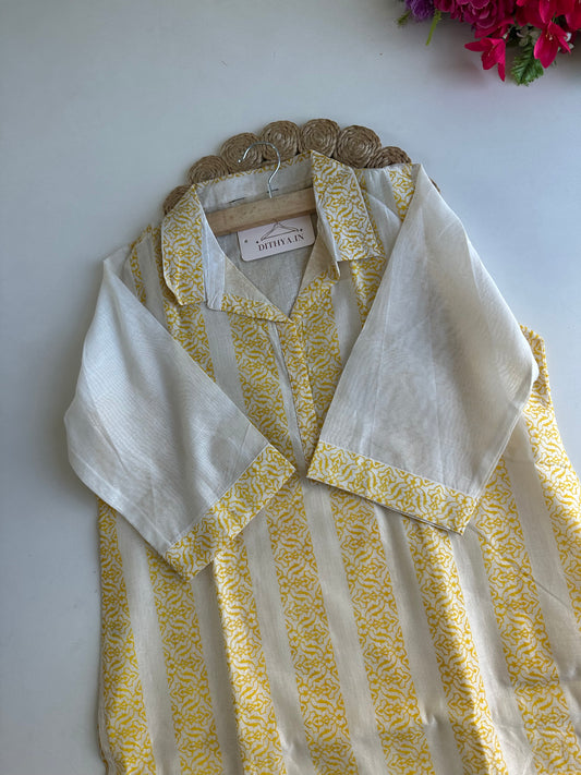 D695-Cotton straight Kurti