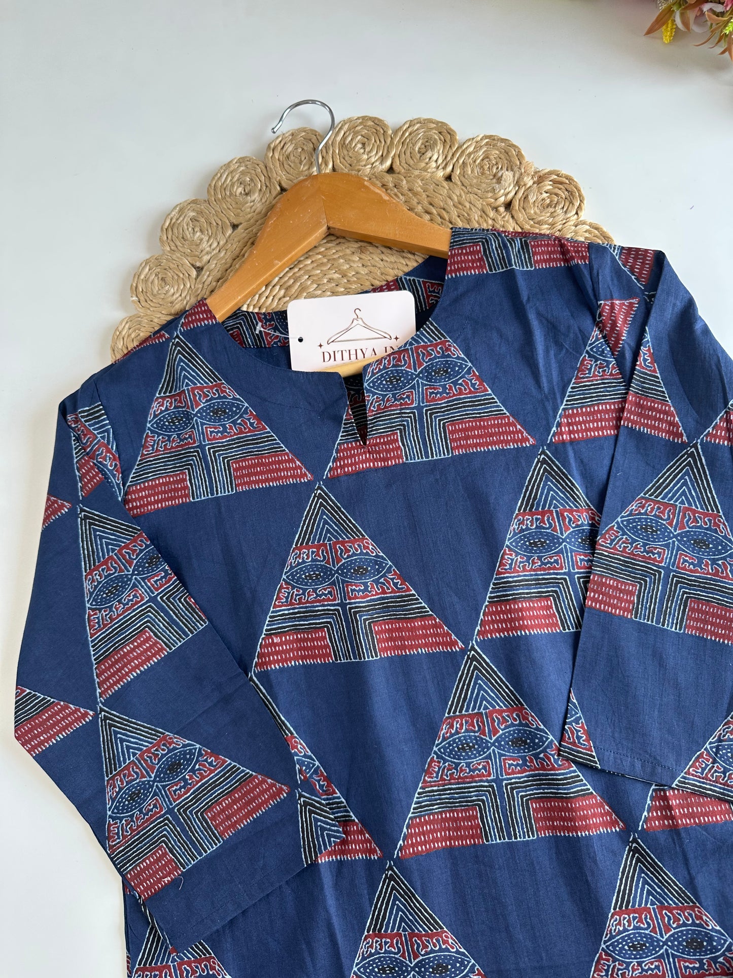K518 - Mul cotton printed coord set
