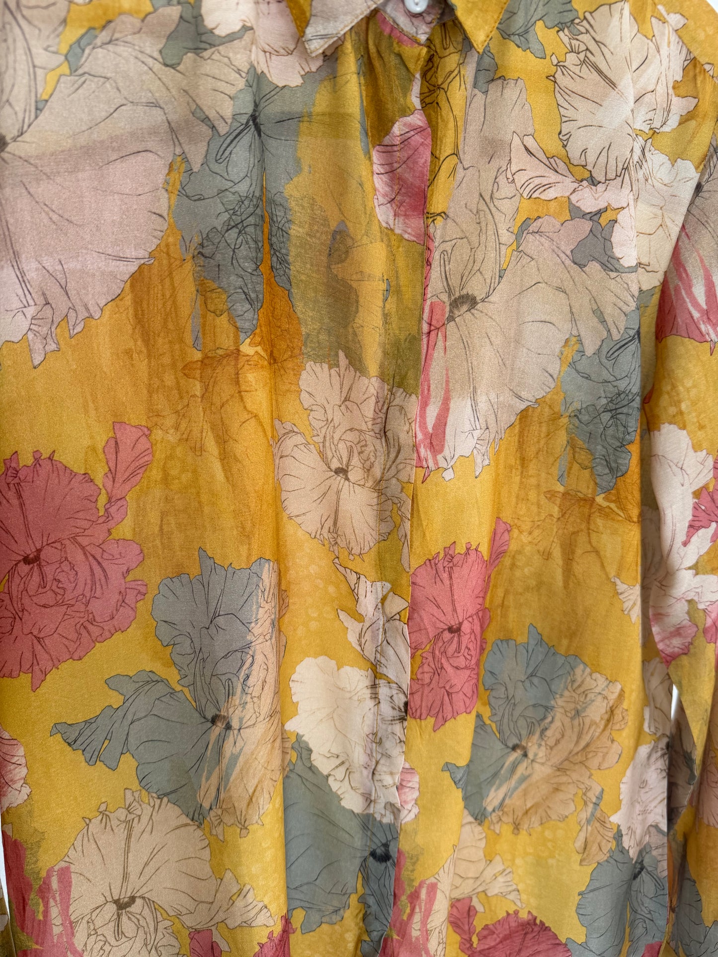 K677 - Muslin printed shirt