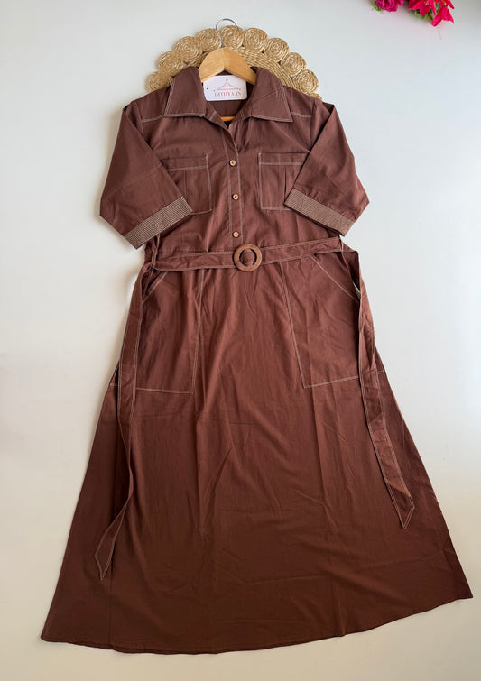 K230 - Mul cotton belt dress