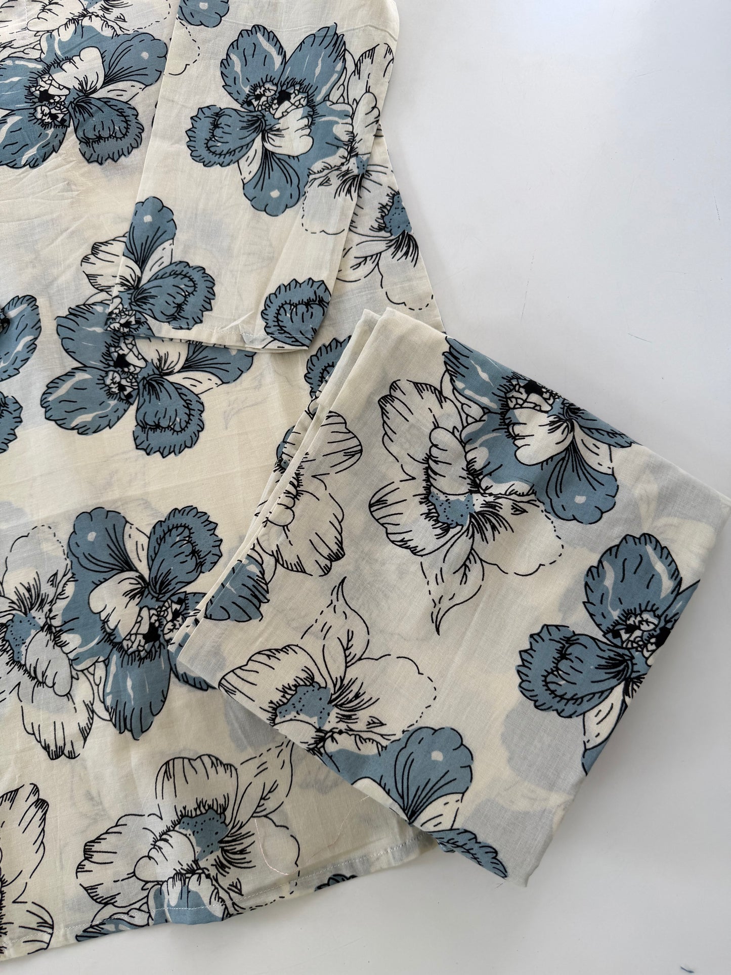 K426 - Mul cotton printed coord set