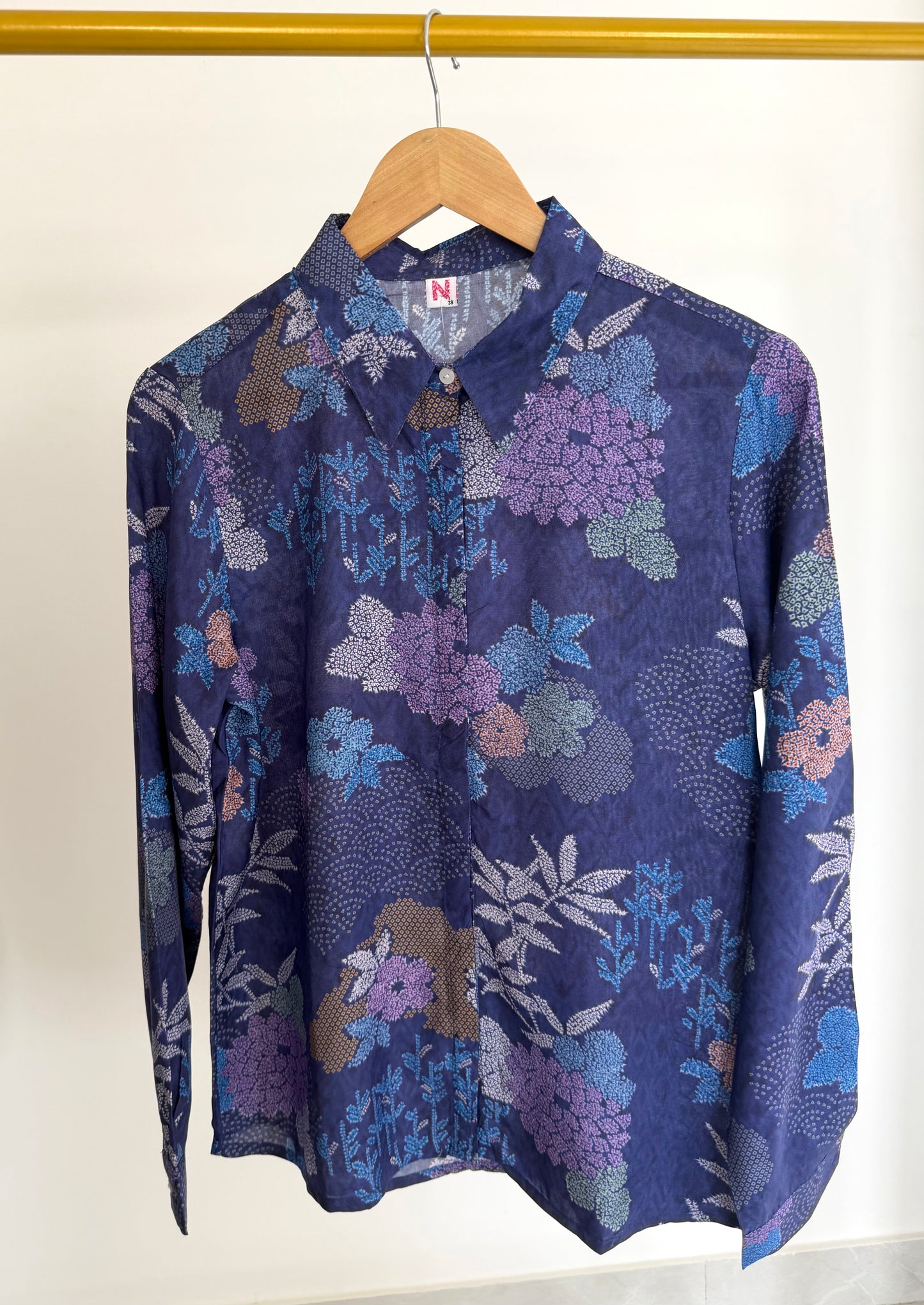 K547 - Muslin printed shirt