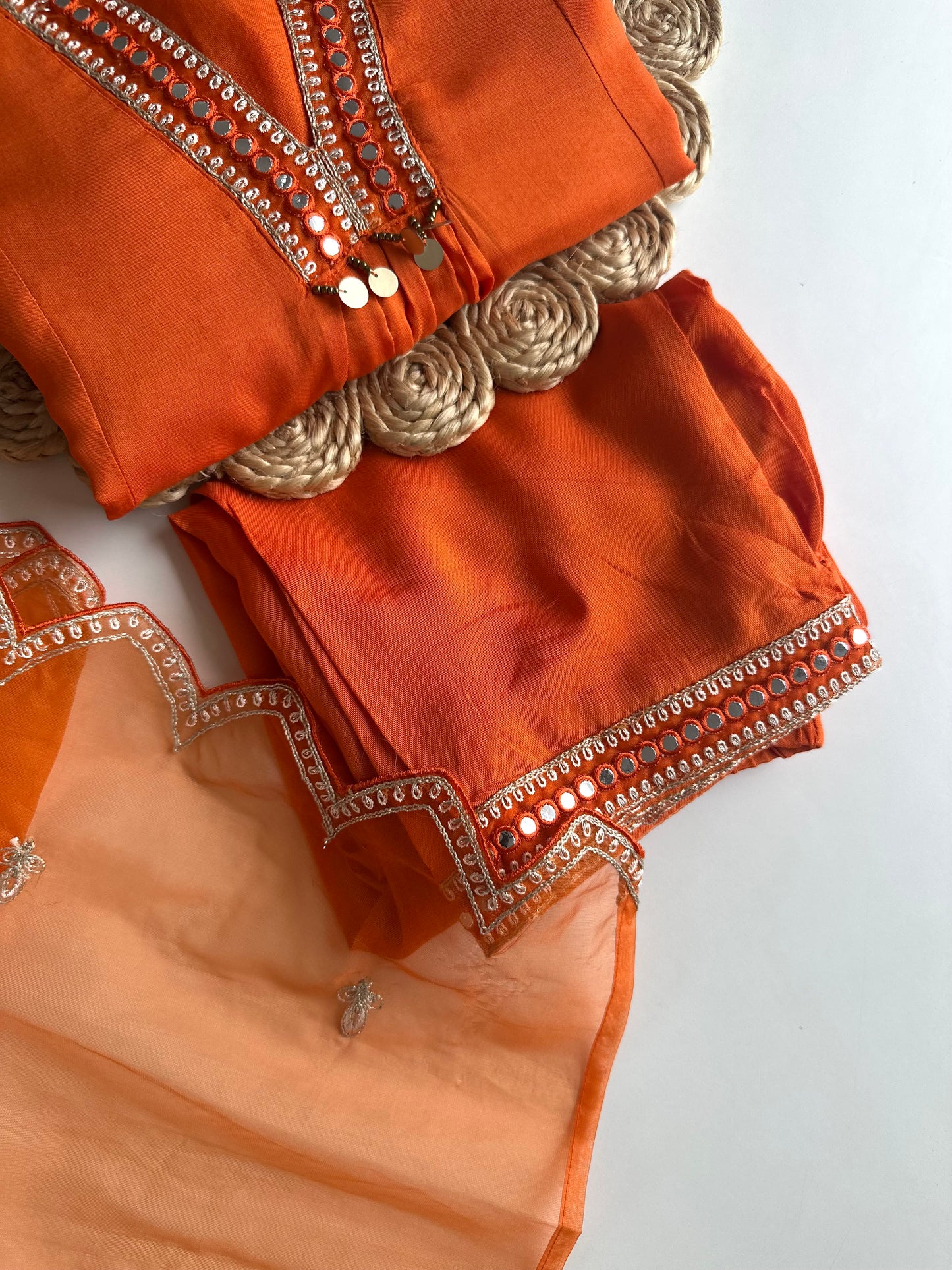 K299 - Russian silk zari Anarkali with pants and dupatta in 2 colours