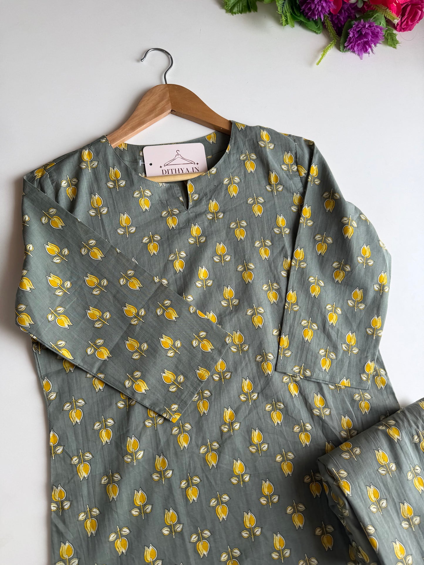K400 - Mul cotton printed coord set