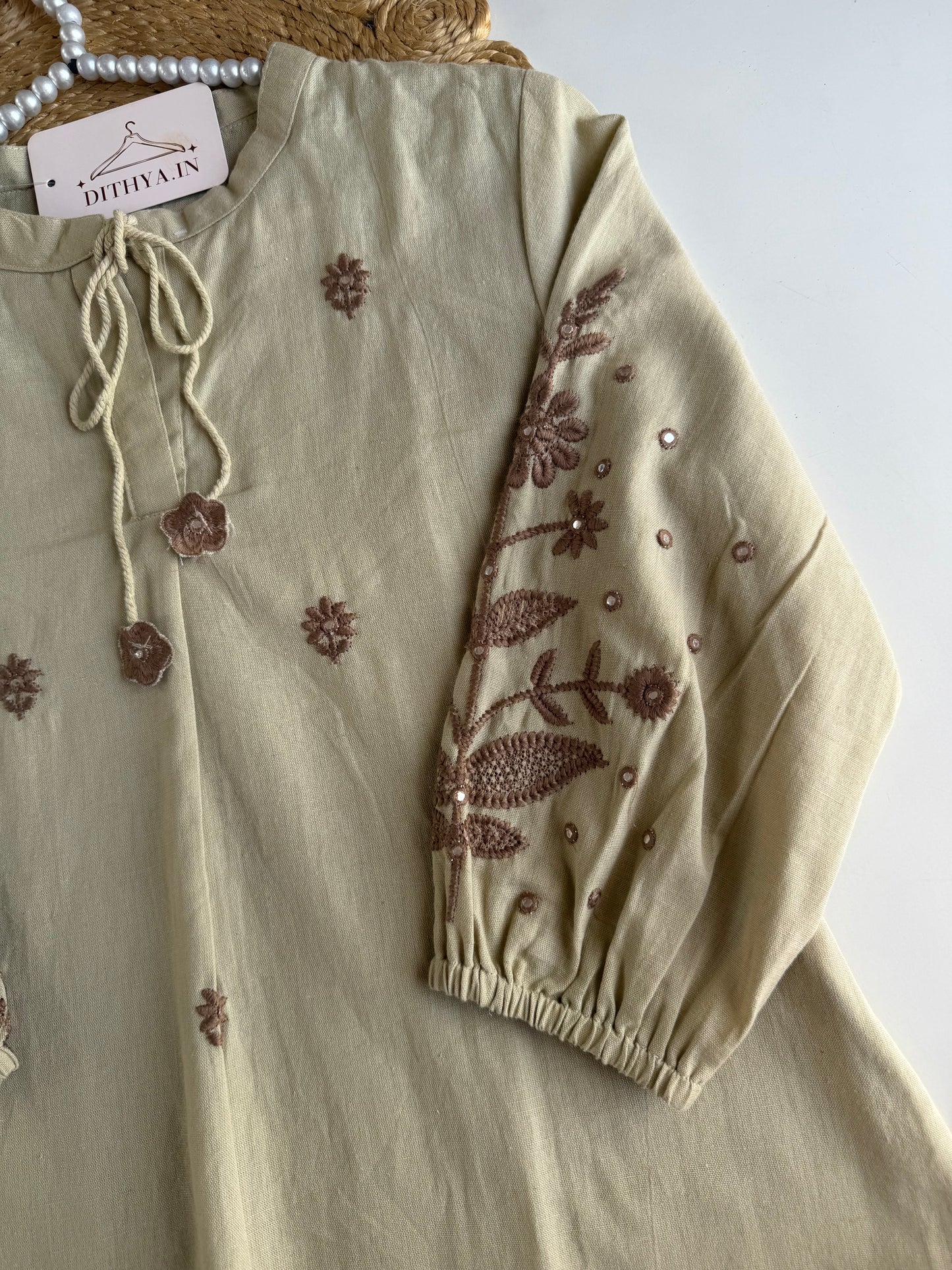 K710 - Cotton embroidered coord set