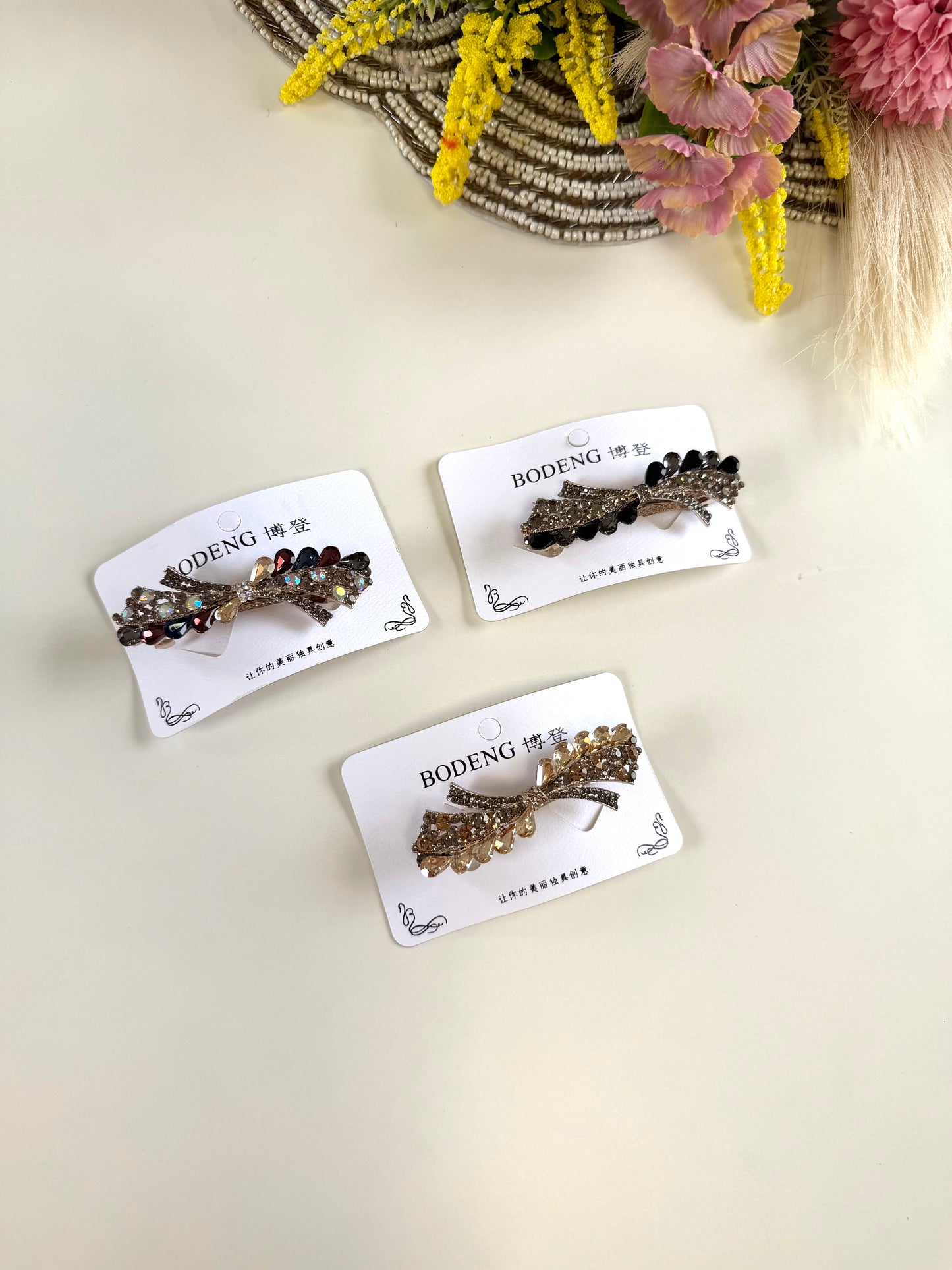 A059 - Designer hair buckle clip in 3 styles