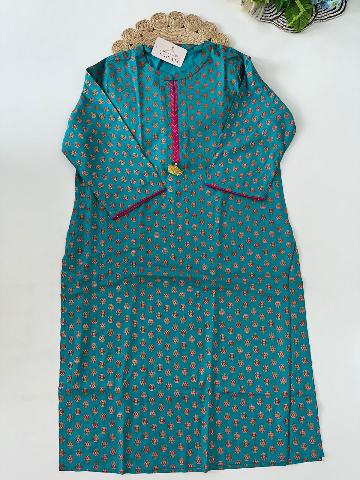 D694-Cotton straight Kurti