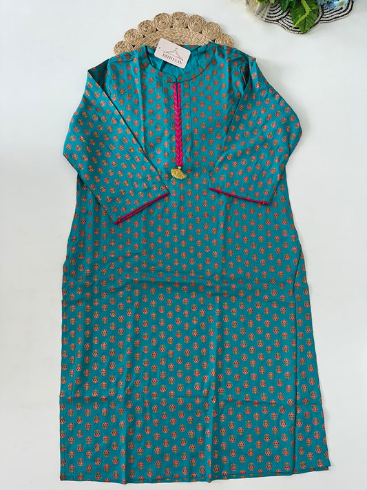D694-Cotton straight Kurti