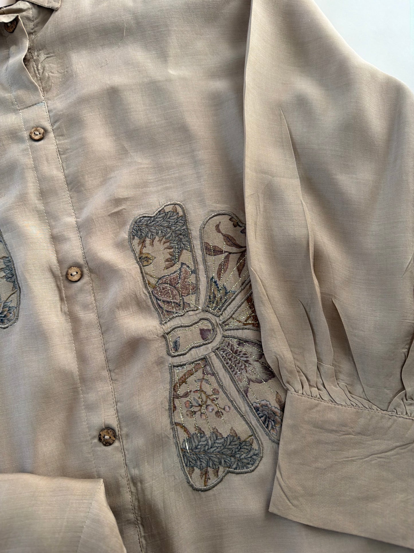 K502 - Muslin embroidered coord set