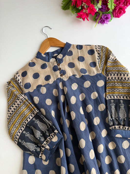 K535 - Muslin printed shirt